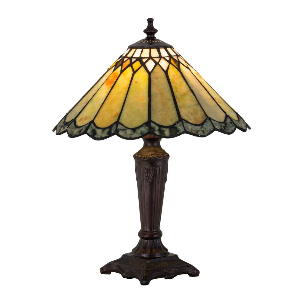 Meyda Home Indoor Bedroom Decorative Lighting 15.5""H Jadestone Carousel Accent Lamp