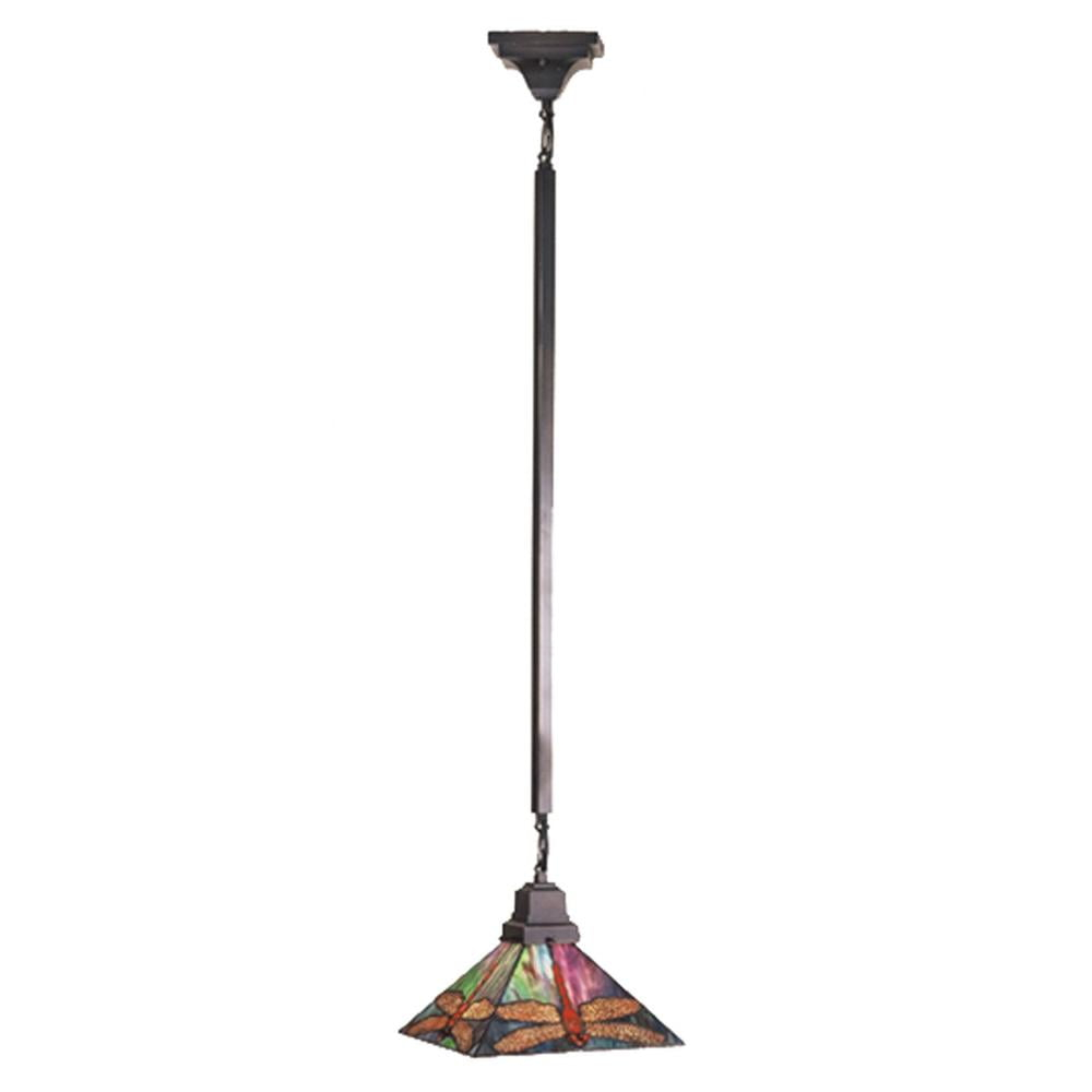 Prairie Dragonfly 1 - Light Mahogany Bronze Single Pendant