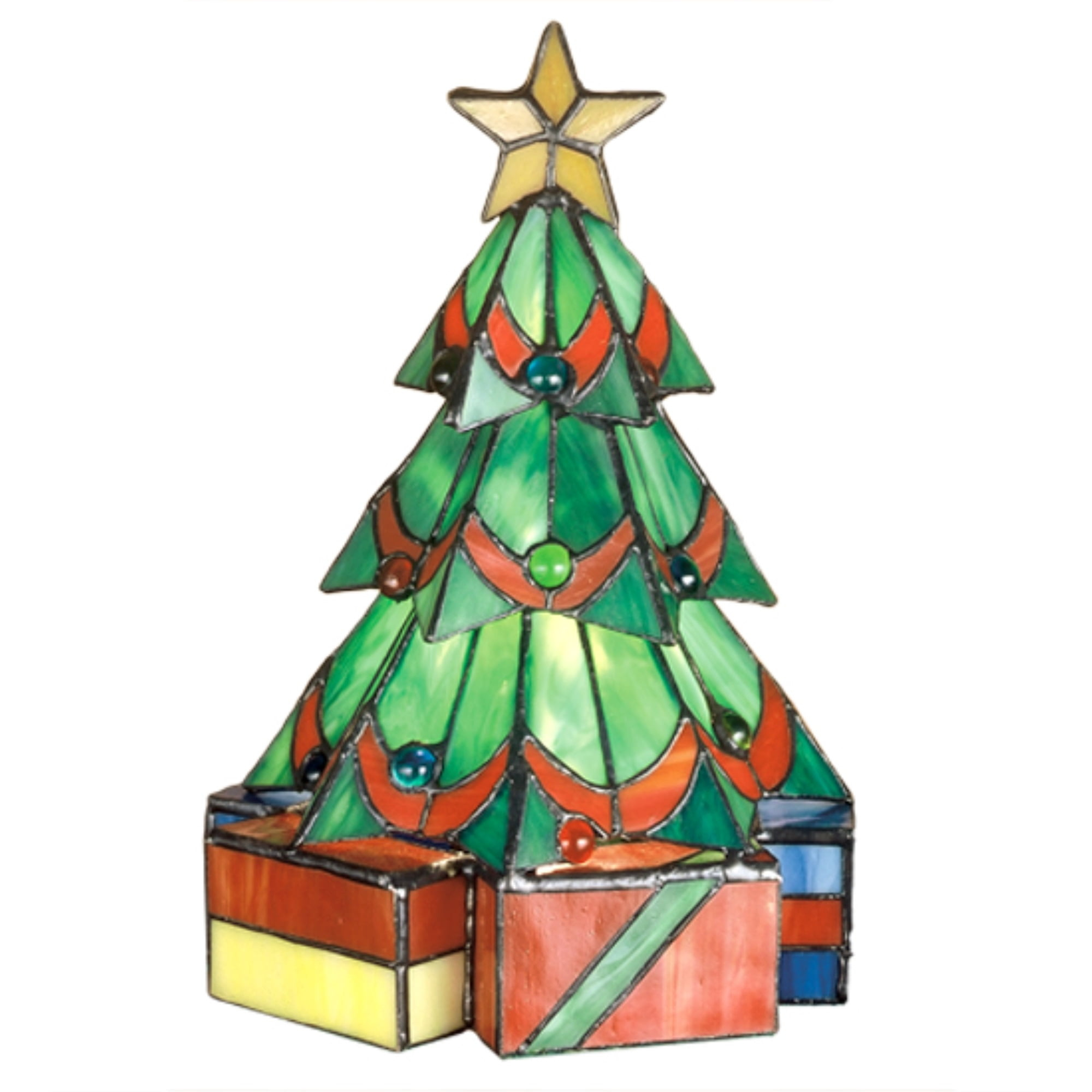 Meyda Lighting 9"H Christmas Tree Accent Lamp