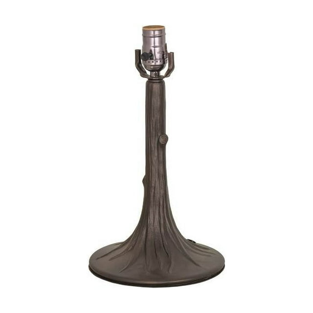 Meyda Tiffany 10566 1 Light Up Lighting Table Lamp Base - Grey