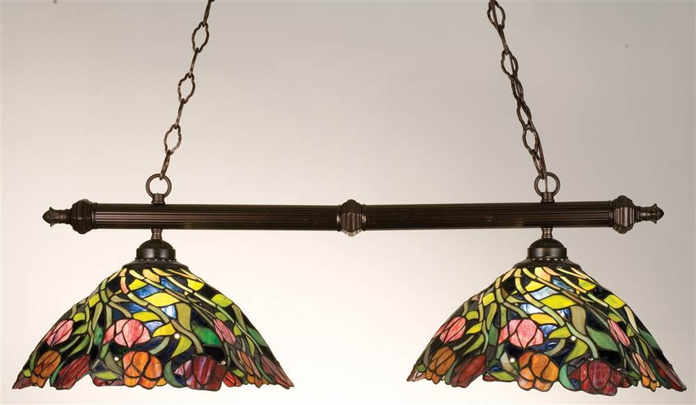 Meyda Lighting 2 - Light Bronze Kitchen Island Pendant