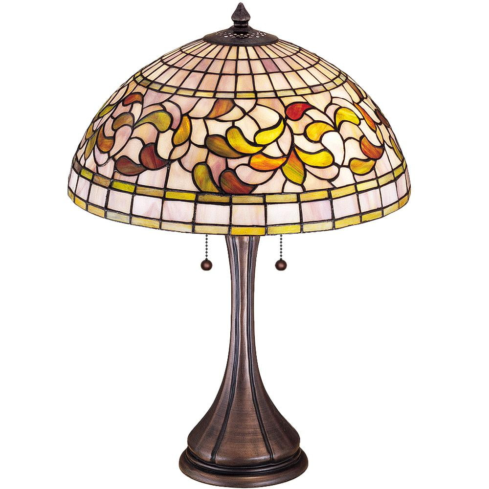 Meyda Lighting Meyda Tiffany & Stained Glass Metal Table Lamp