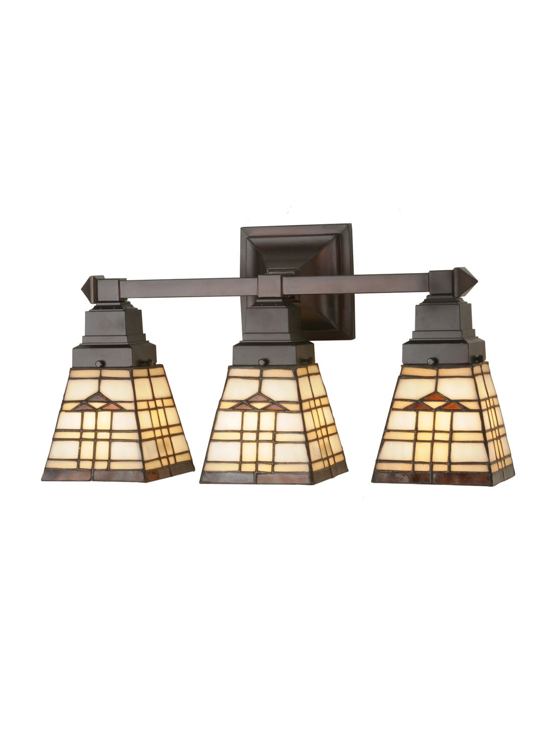 Meyda Tiffany & Stained Glass 3 - Light Dimmable Vanity Light