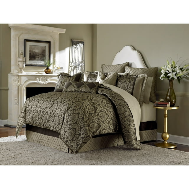 Michael Amini Imperial 10-Piece King Comforter Set - Bronze