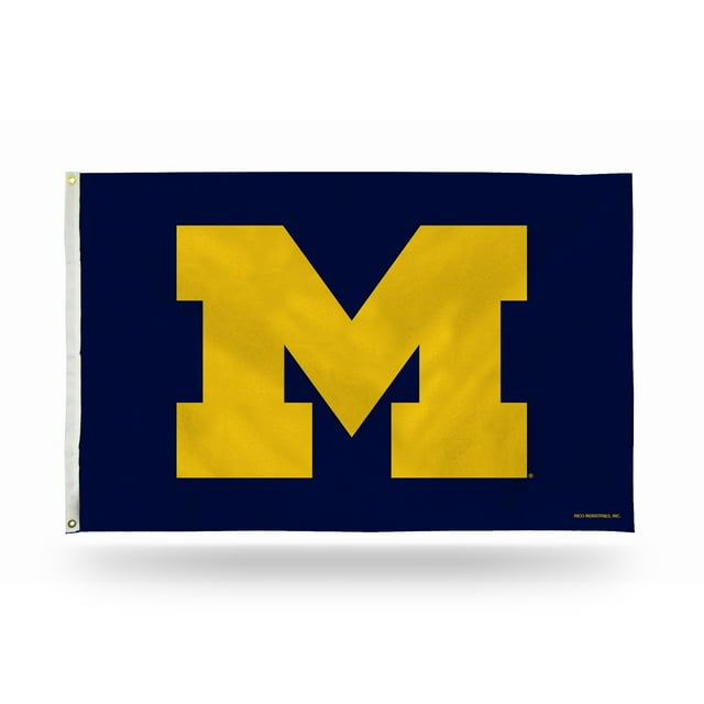 Michigan-Wolverine's 3X5 Indoor Outdoor Banner Flag w/grommets for hanging