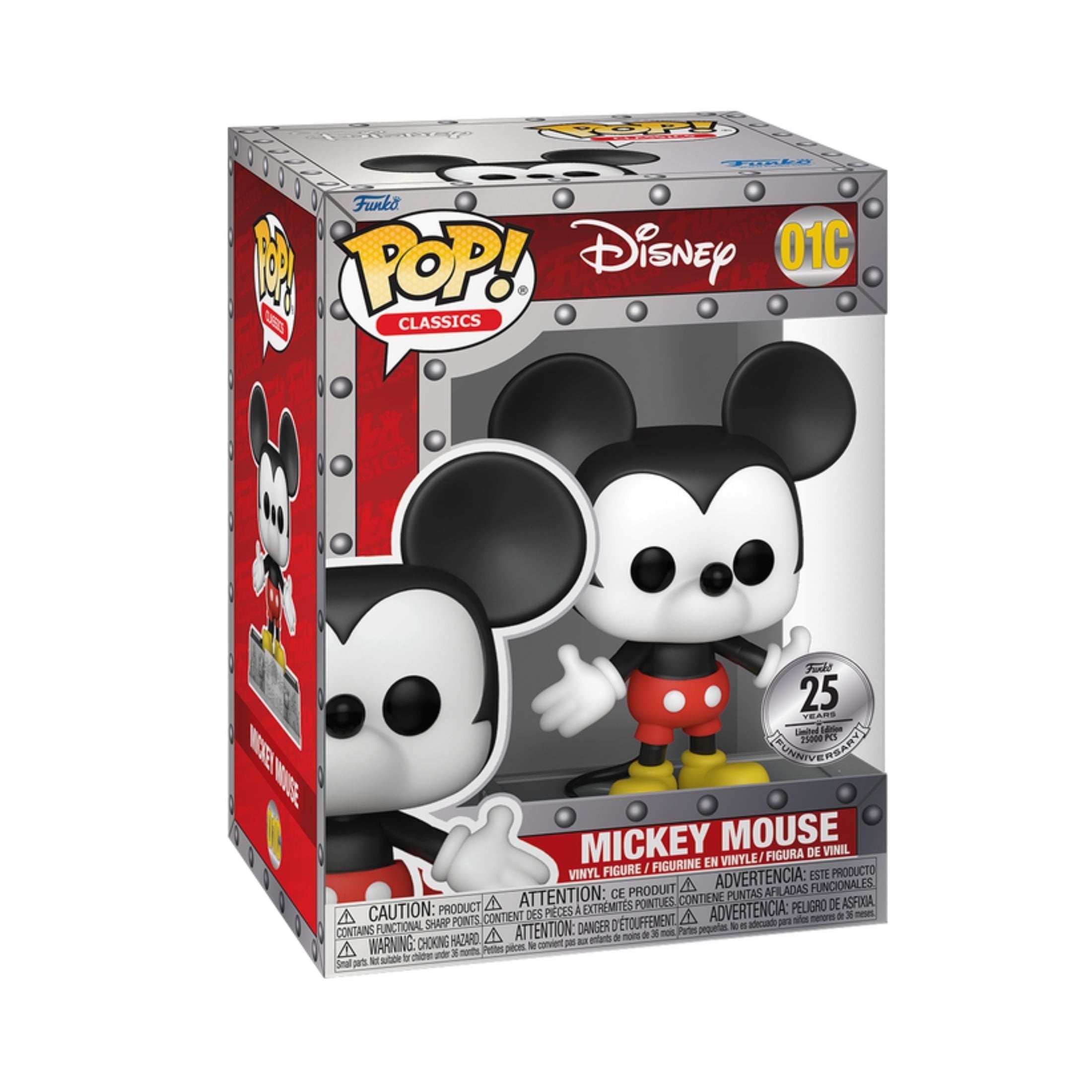 Funko POP! Disney: Mickey's 90Th - Mickey Mouse [Blue/Green] 01 Shop Exclusive Limited Edition