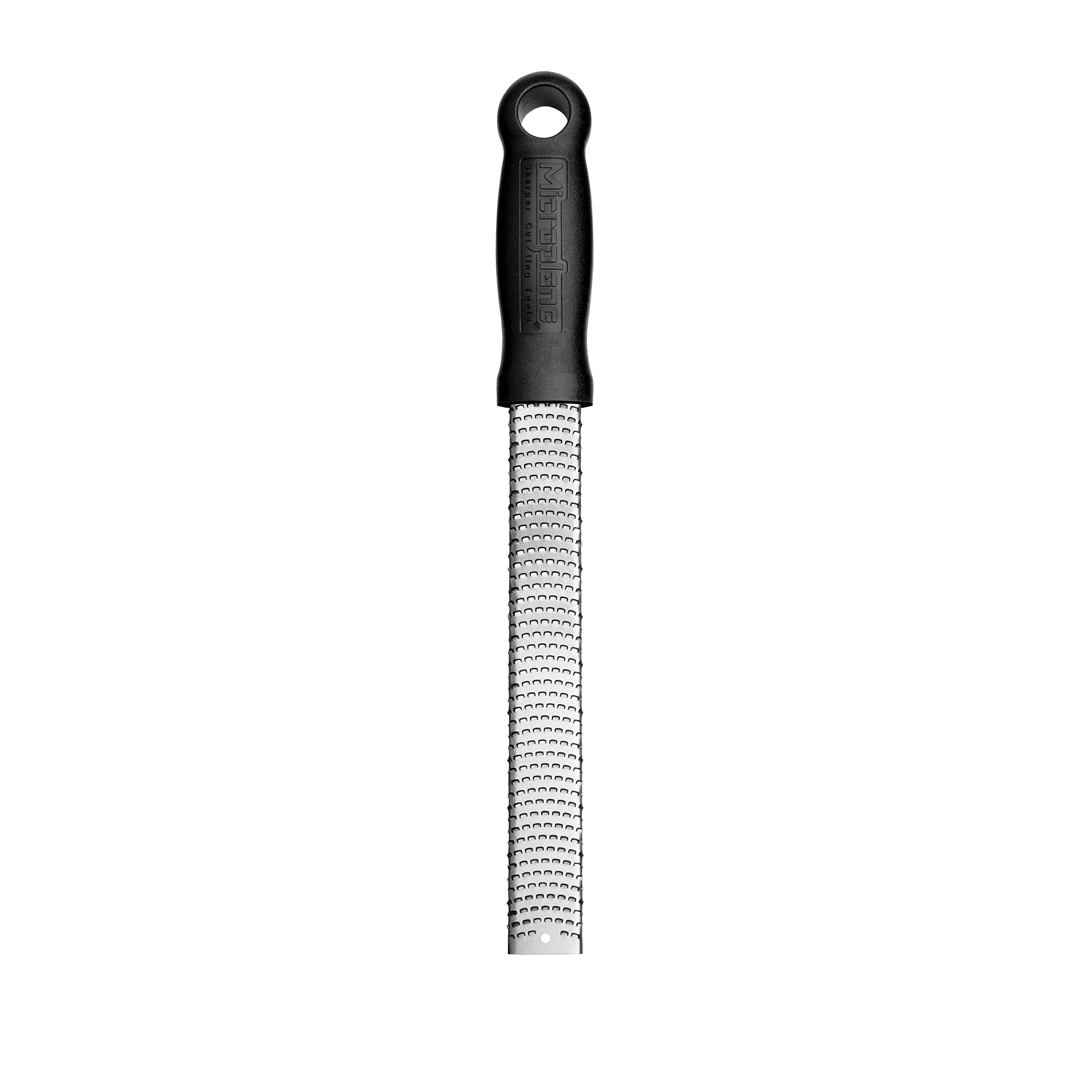 Microplane Classic Stainless Steel Zester and Cheese Grater - Black