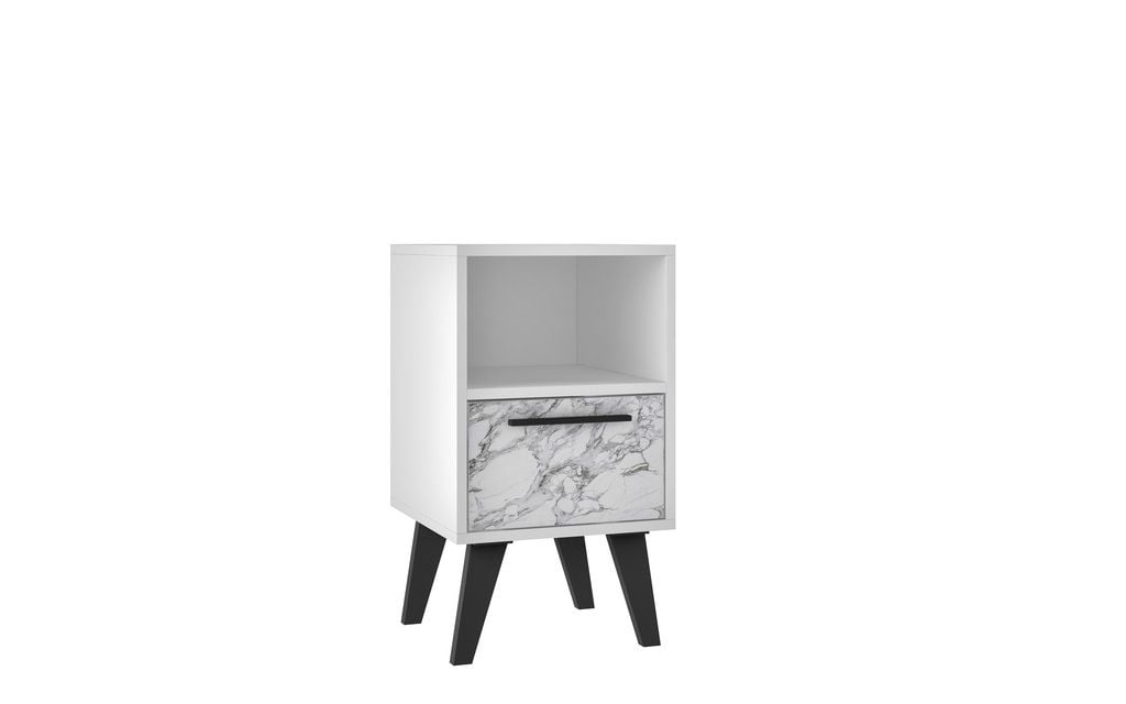 Mid-Century- Modern Amsterdam Nightstand 1.0 with 1 Shelf