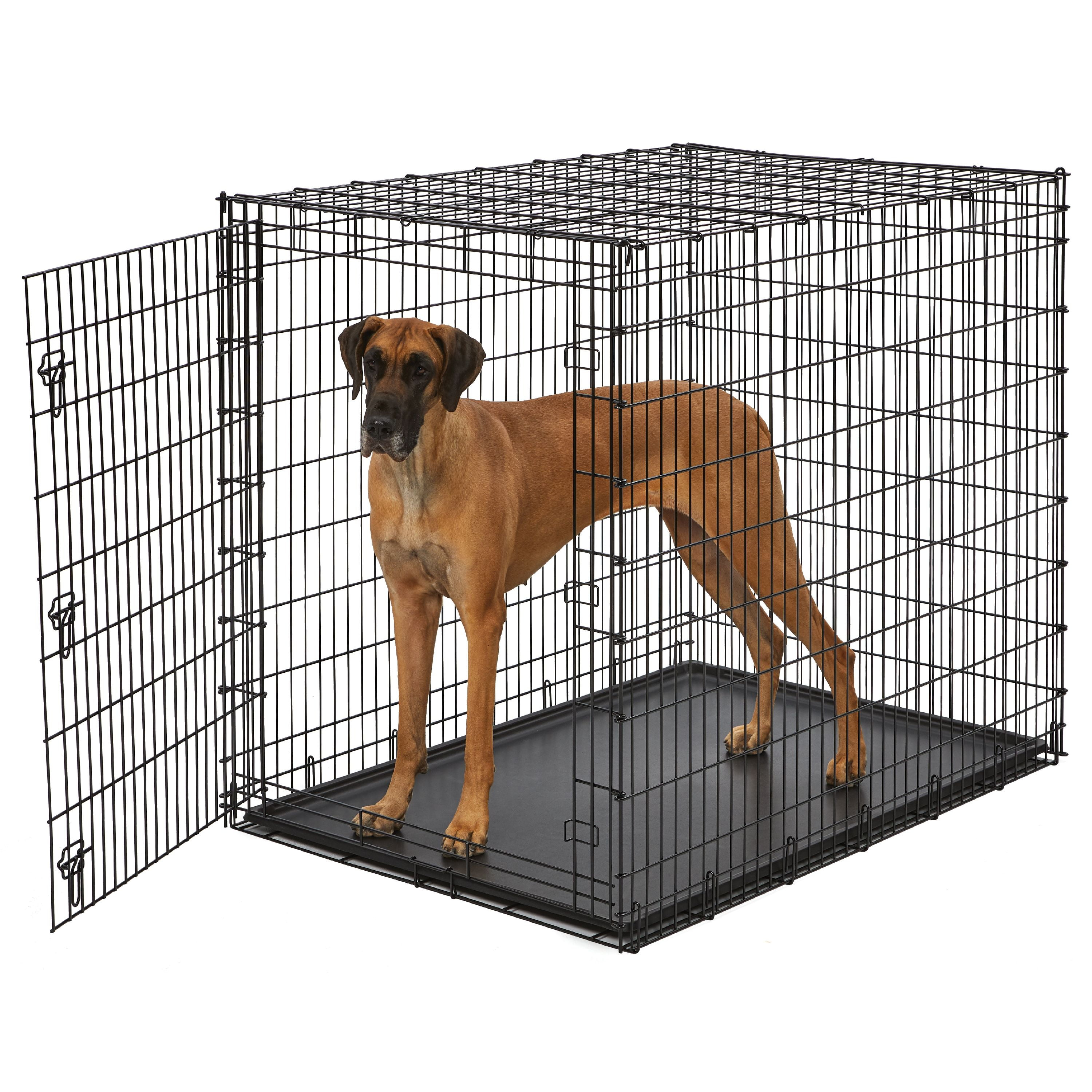MidWest Homes For Pets XX-Large Single Door Metal Wire Dog Crate, 54"