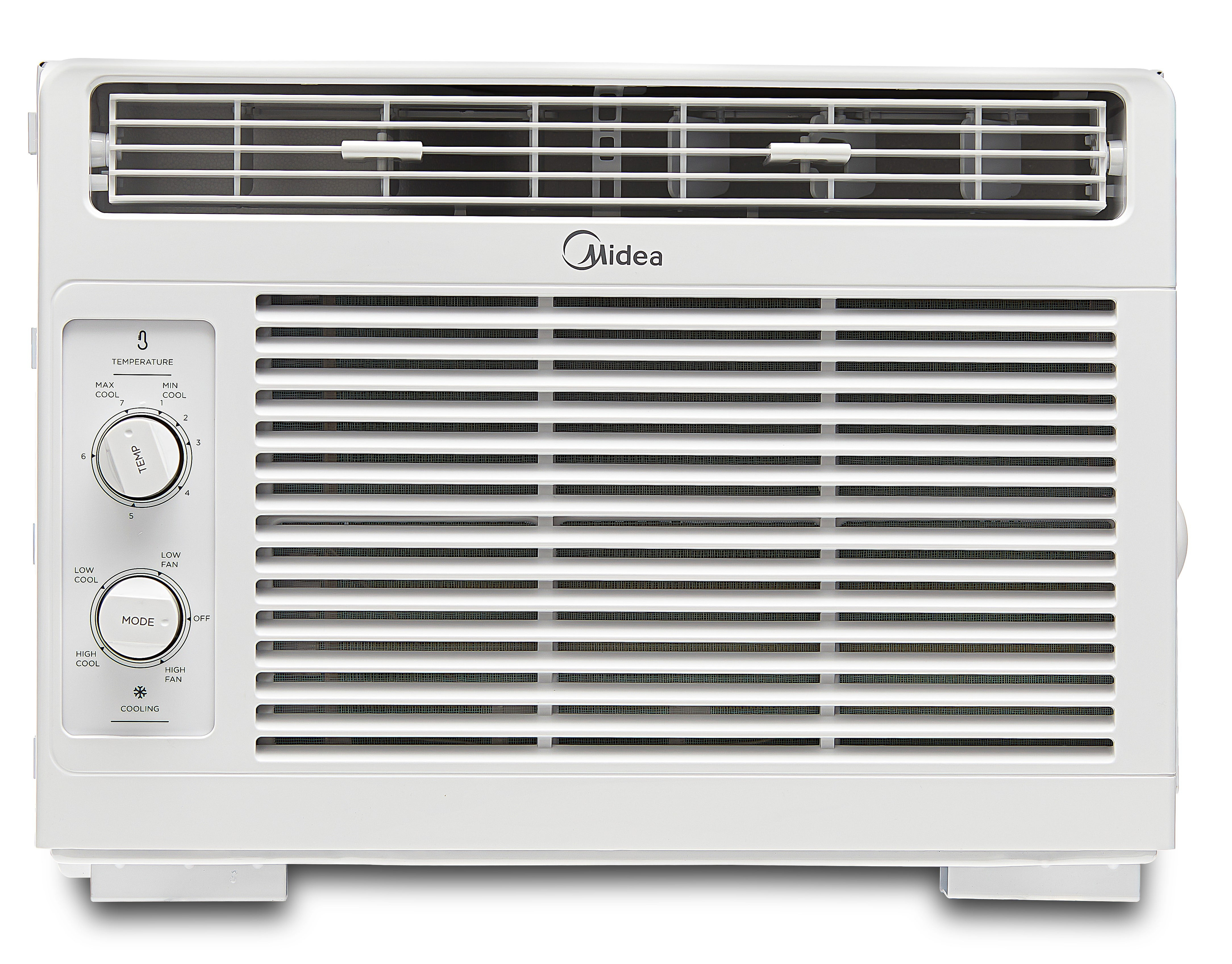 Midea 5,000 BTU 150 Sq ft Mechanical Window Air Conditioner, White, MAW05M1WWT, New