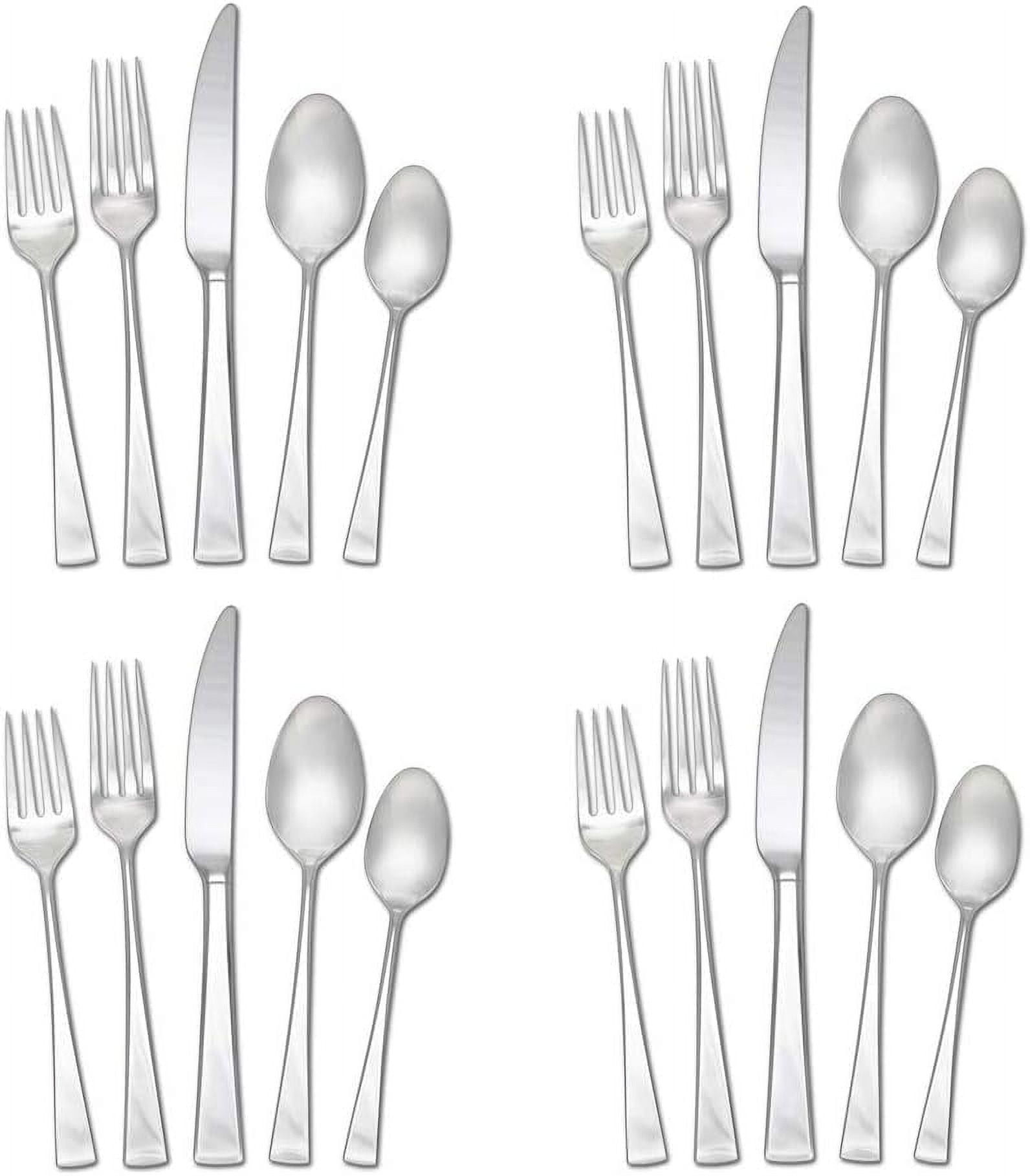 Mikasa Lucia 20-Piece Flatware Set - Crafted with Premium 18/10 Stainless Steel
