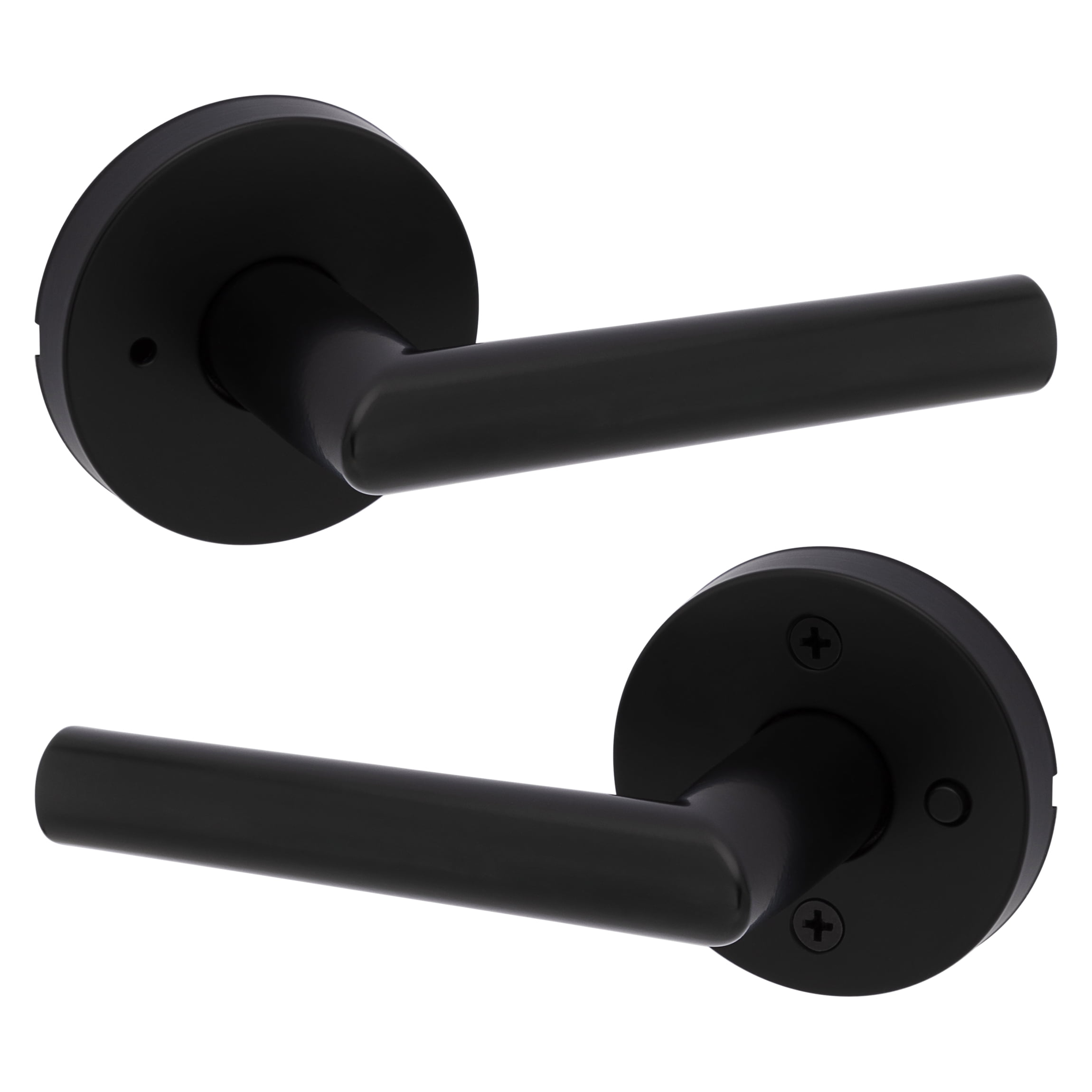 Milan Privacy Door Lever with Round Rosette
