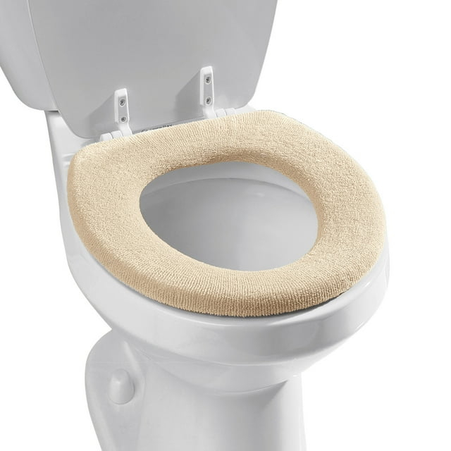 Miles Kimball  Ivory Lid and Toilet Seat Cover Set