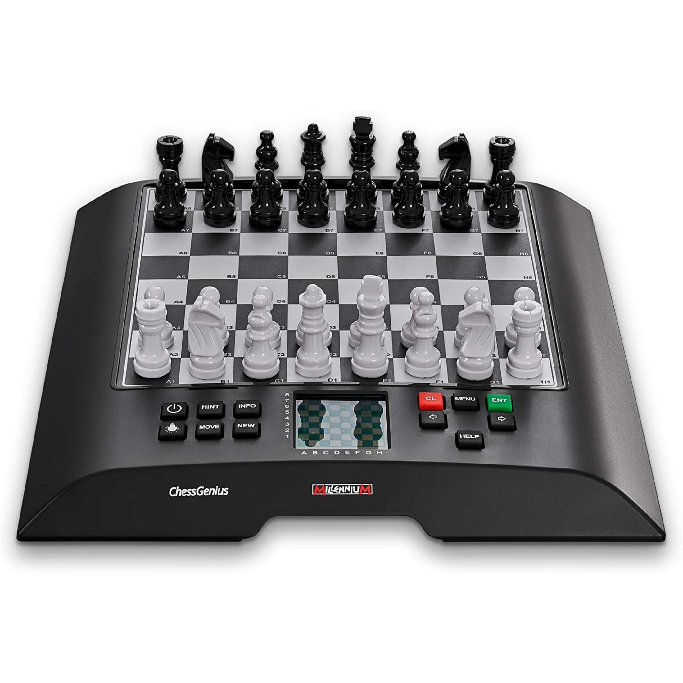 Millennium Chess M816 Chess Genius Electronic Chess Board - Black