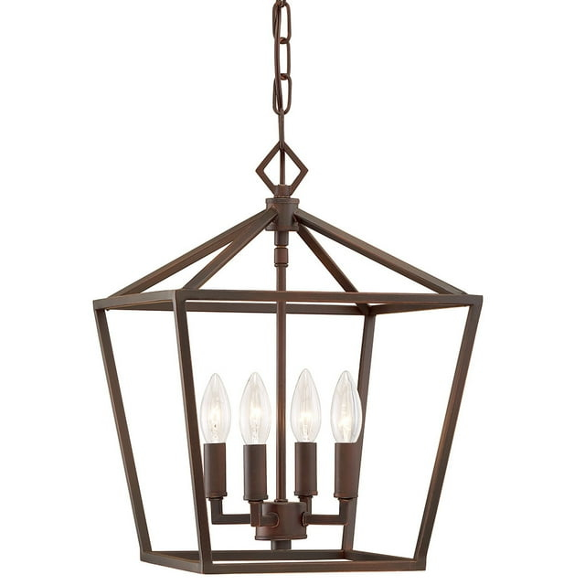 Millennium Lighting Ritner 4 - Light Pendant in  Rubbed Bronze