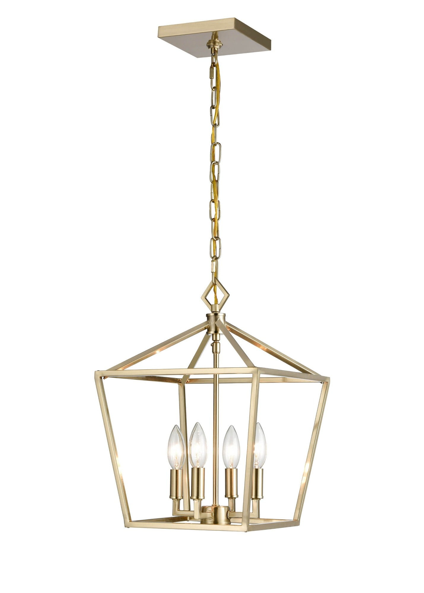 Millennium Lighting Ritner 4 - Light Pendant in  Modern Gold