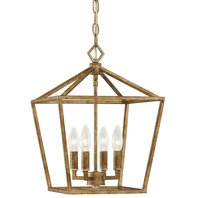 Millennium Lighting Ritner 4 - Light Pendant in  Vintage Gold