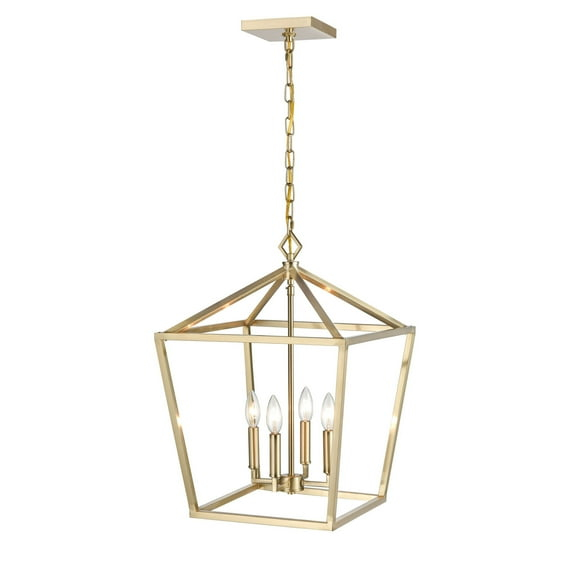 Millennium Lighting 4 - Light Pendant in  Modern Gold