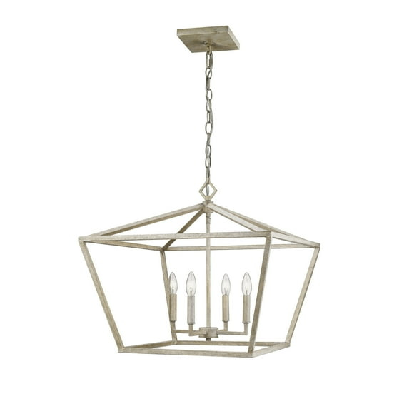 Millennium Lighting 4 Light Pendant Fixture in Vintage White