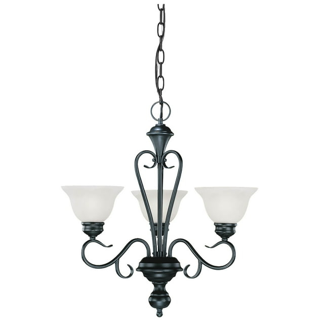 Millennium Lighting 673 Devonshire 3 Light Chandelier - Black