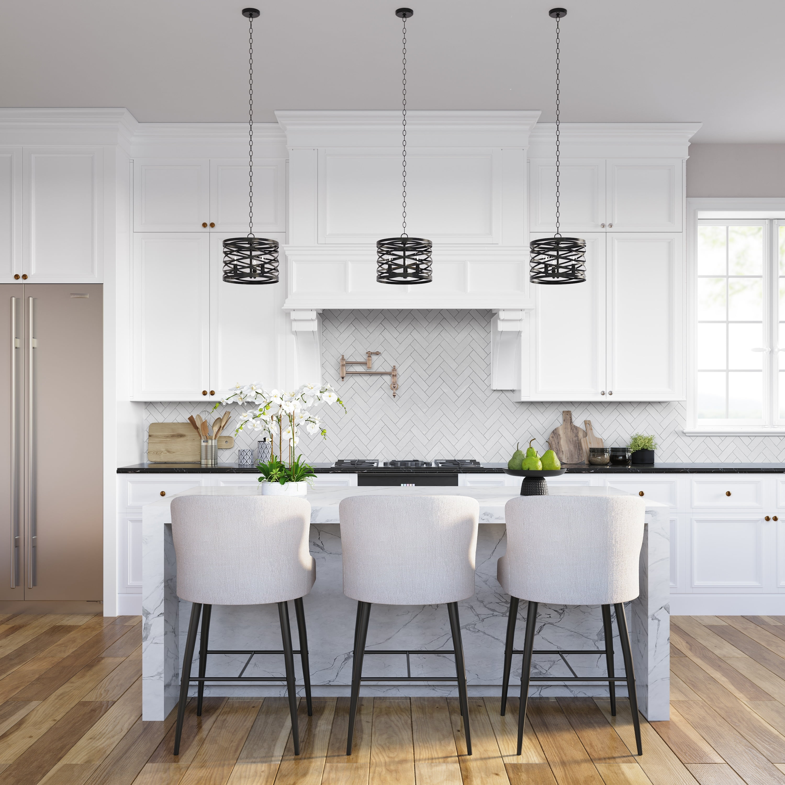 Millennium Lighting 929 Lighting 2 Light 13.5 inch Pendant Fixture in Multiple Finishes Matte Black Matte N/A