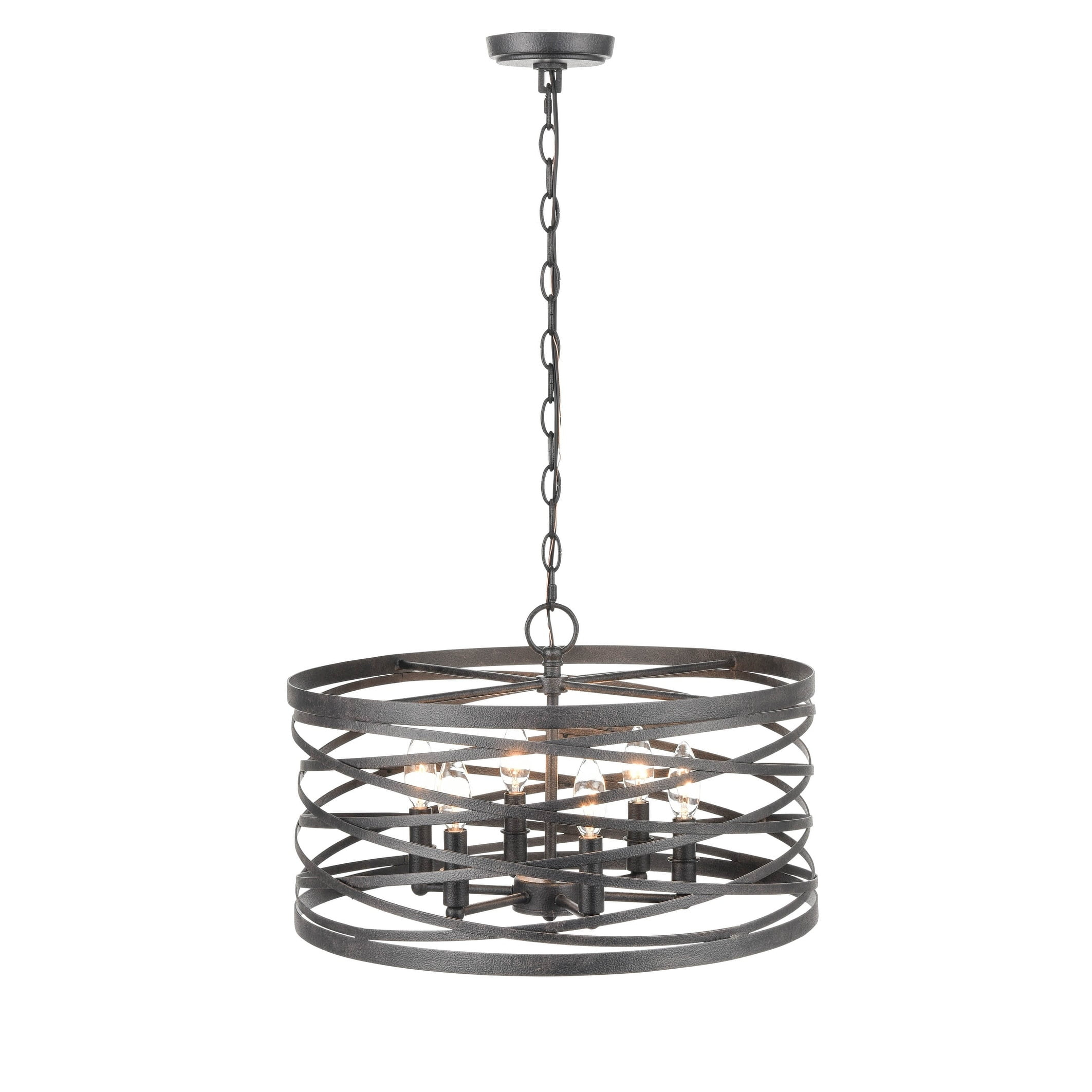 Millennium Lighting 929 Lighting 6 Light 12.5 inch Pendant Light in Multiple Finishes Weathered Iron Weathered N/A