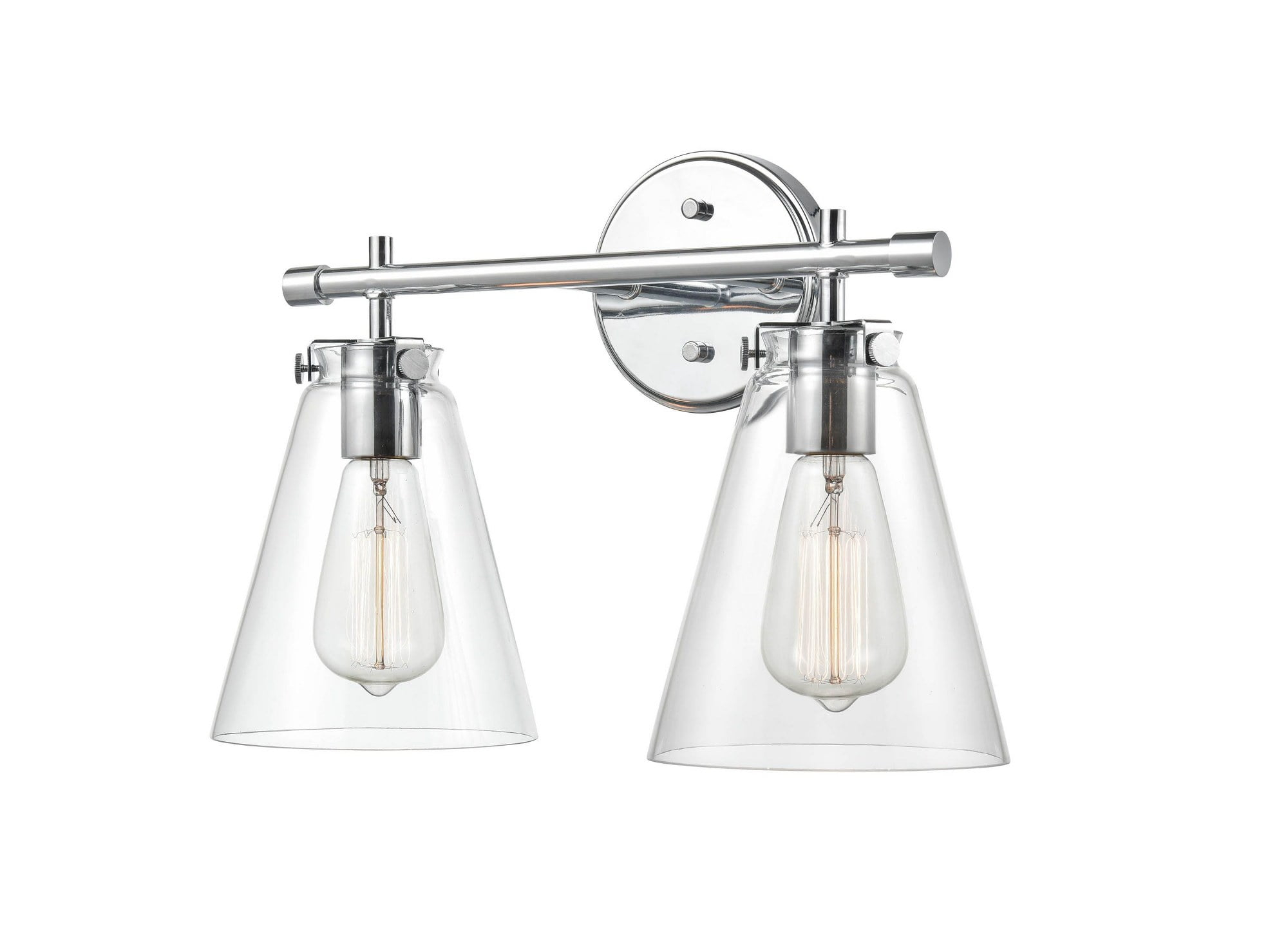 8122-CH-Millennium Lighting-2 Light Bath Vanity-11 Inches Tall and 16 Inches Wide-Chrome Finish