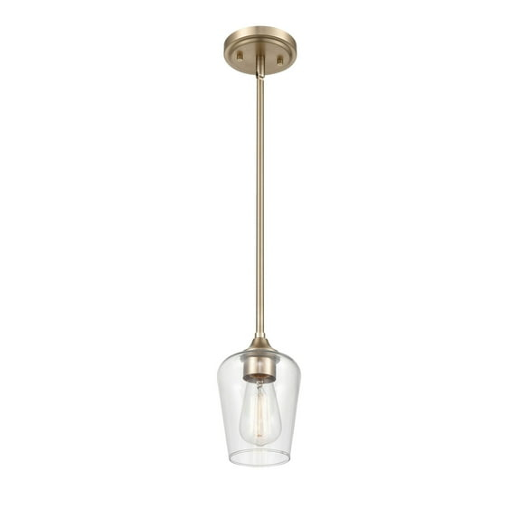 9731-MG-Millennium Lighting-Ashford - 1 Light Mini-Pendant-38 Inch Tall and 5.25 Inch Wide-Modern Gold Finish