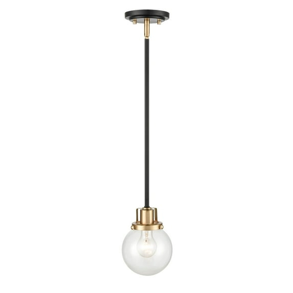 Millennium Lighting Mellrosa 1 - Light Pendant in  Matte Black/Modern Gold