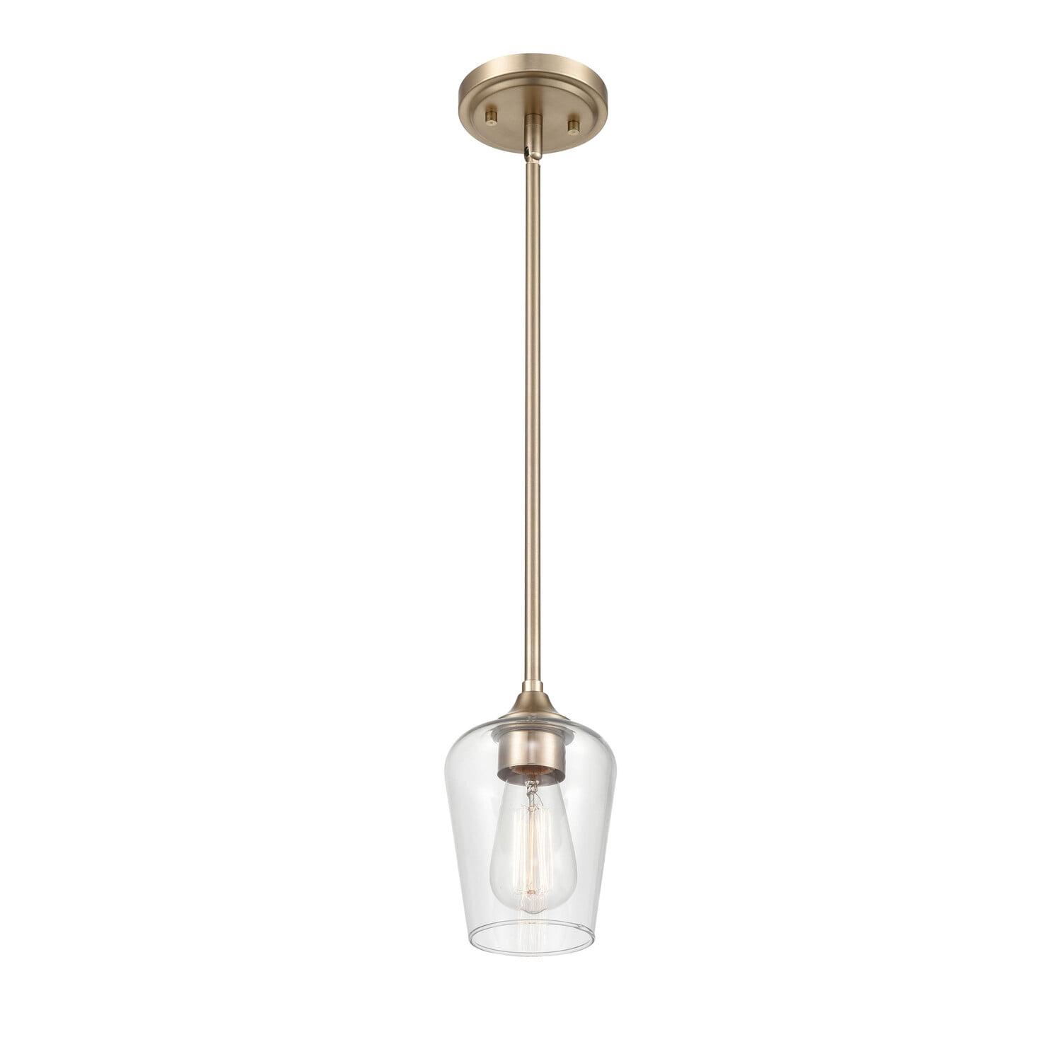 9731-MG-Millennium Lighting-Ashford - 1 Light Mini-Pendant-38 Inches Tall and 5 Inches Wide-Modern Gold Finish