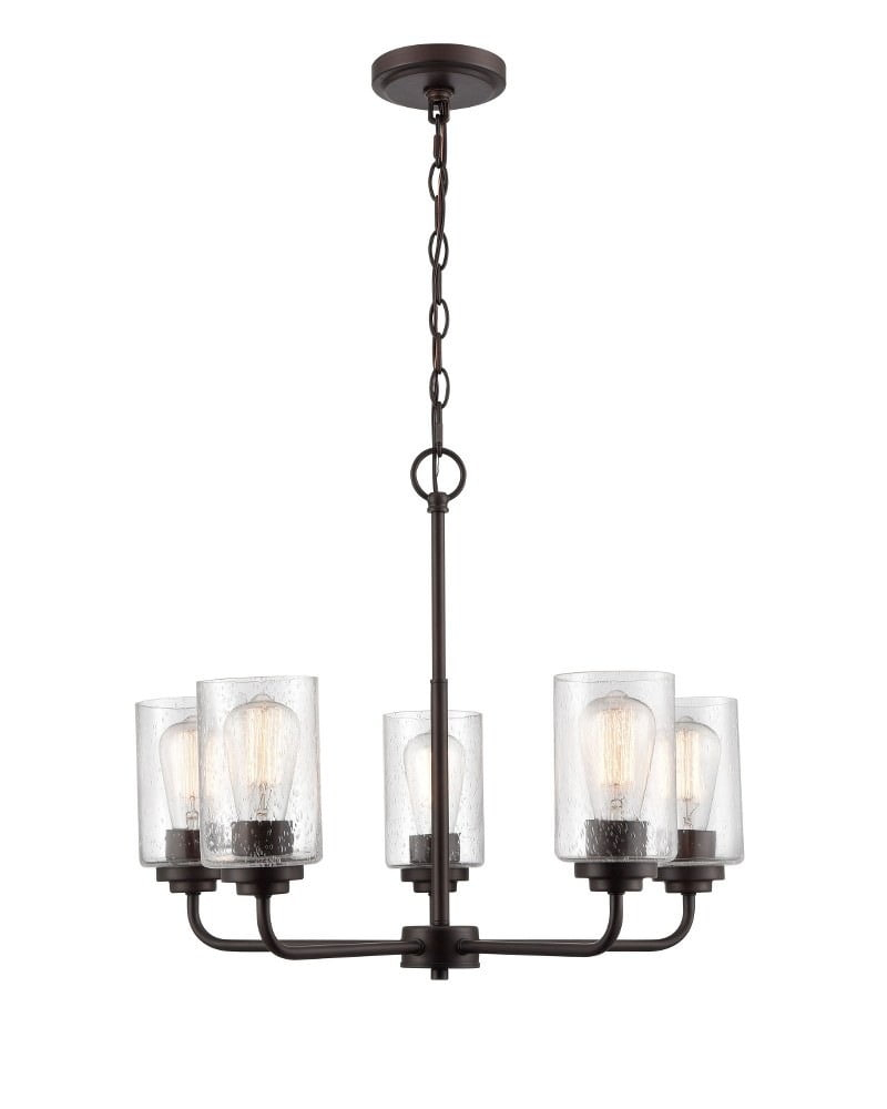 Millennium Lighting Moven 5 - Light Chandelier in  Rubbed Bronze