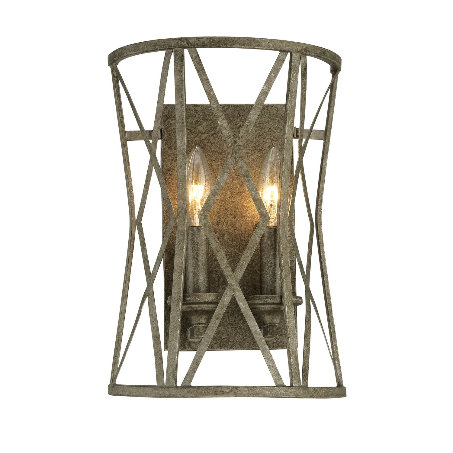 Millennium Lighting Wall Sconce, Antique Silver