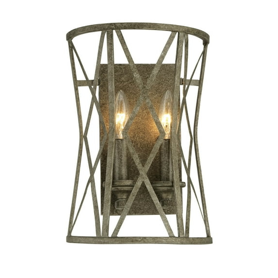 Millennium Lighting Wall Sconce, Antique Silver