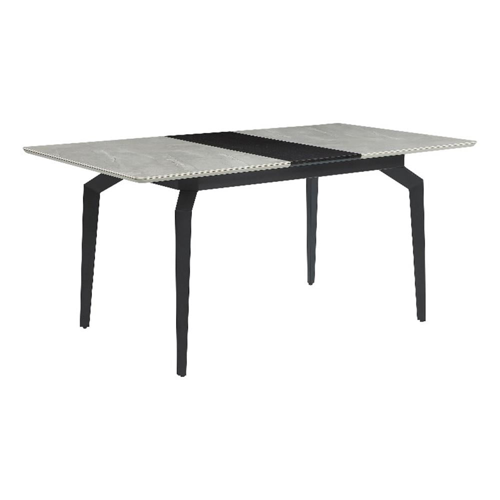 Coaster Mina Rectangular Contemporary Wood Dining Table in Gray