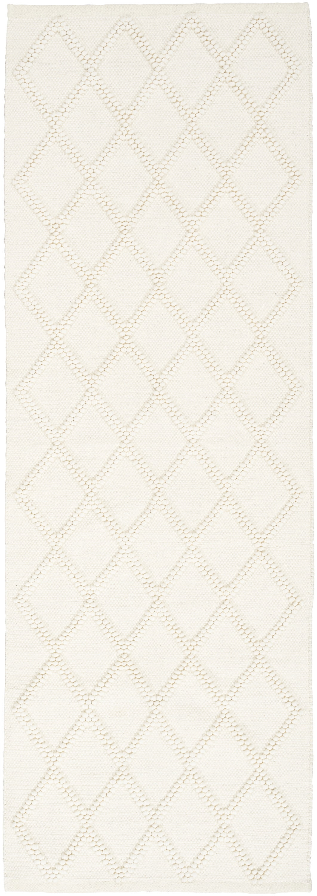 Mina Victory Life Styles Diamond Lattice Ivory 2' x 6' Throw Pillow