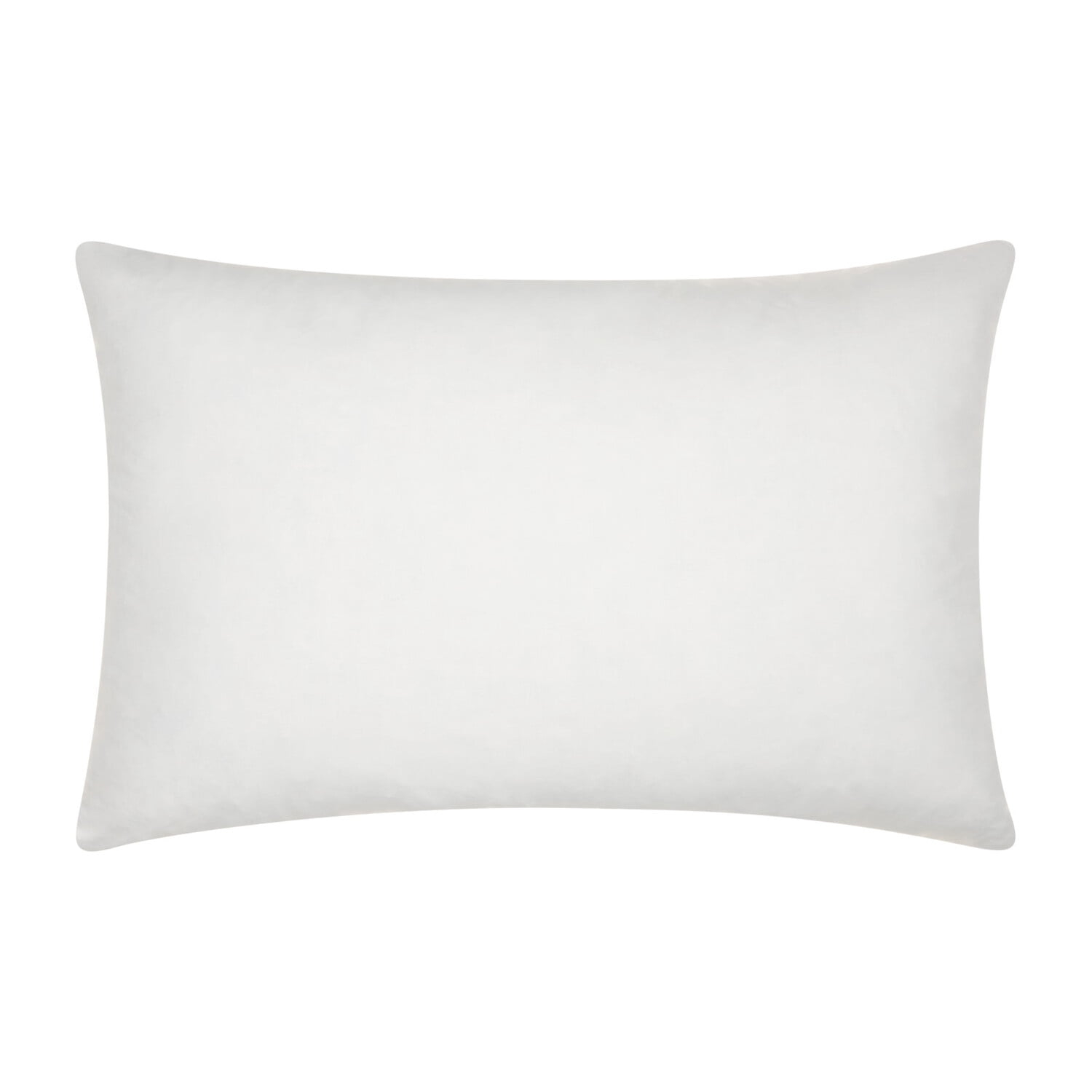 14"x22" Oversize Hyper Duck Down Feather Lumbar Throw Pillow White - Mina Victory: Cotton Cover, Indoor Use, Knife Edge Design
