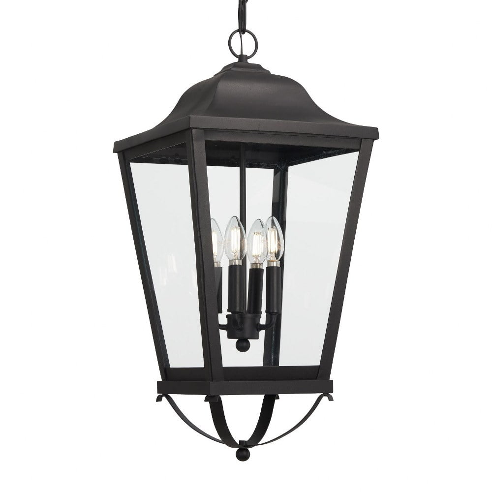 Minka Great Outdoors - Savannah - 4 Light Outdoor Chain Hung Pendant-25.75