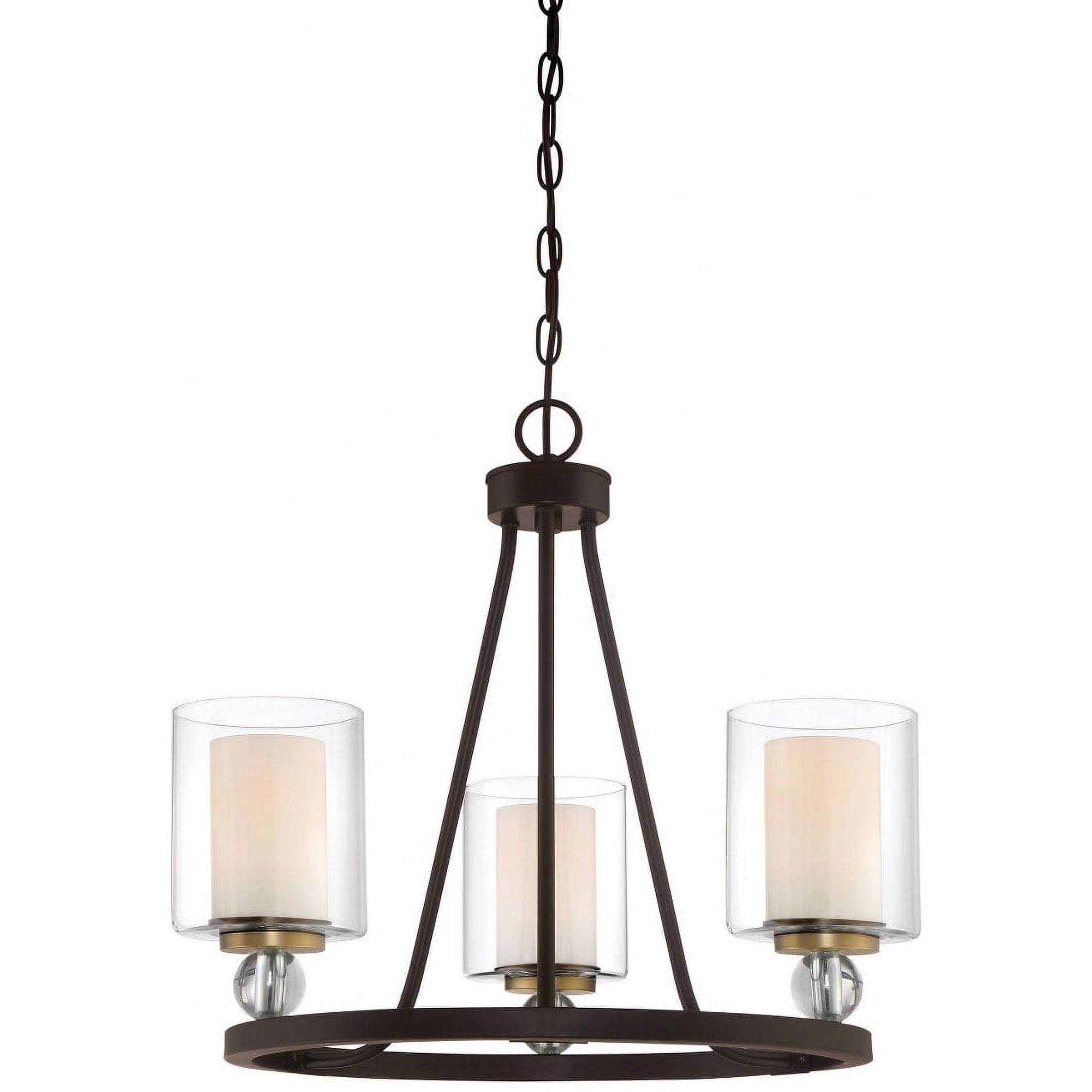 Studio 5 3 - Light Dimmable Wagon Wheel Chandelier