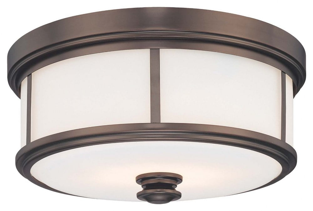 5 Light Flush Mount In Traditional Style 7 Inches Tall By 20 Inches Wide-Harvard Court Bronze Finish Minka Lavery 6369-281