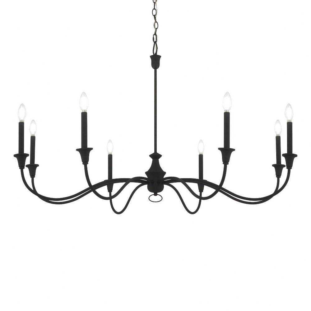 8 Light Chandelier-31.25 Inches Tall And 48 Inches Wide     -Traditional Installation Minka Lavery 6258-076