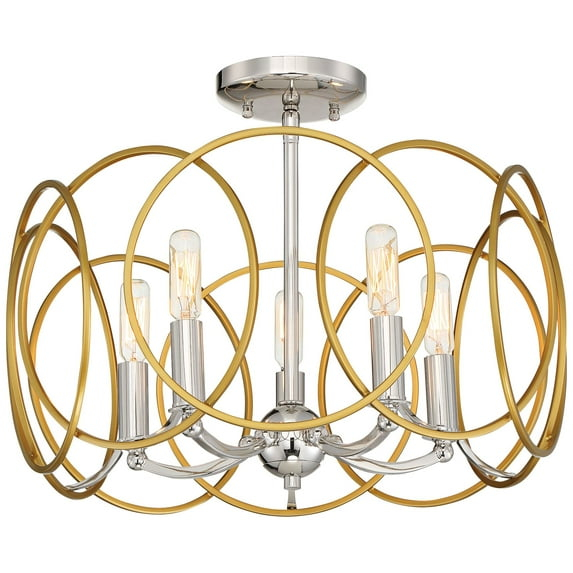 Minka Lavery - Chassell - 5 Light Convertible Semi-Flush Mount in Transitional