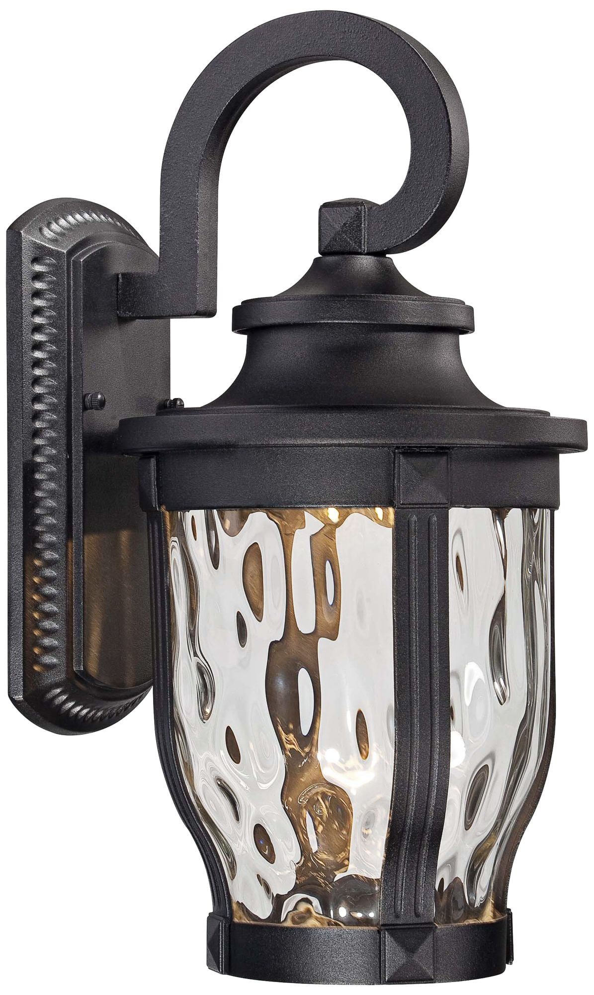 Minka Lavery Merrimack 16 1/4" High Black LED Outdoor Wall Light