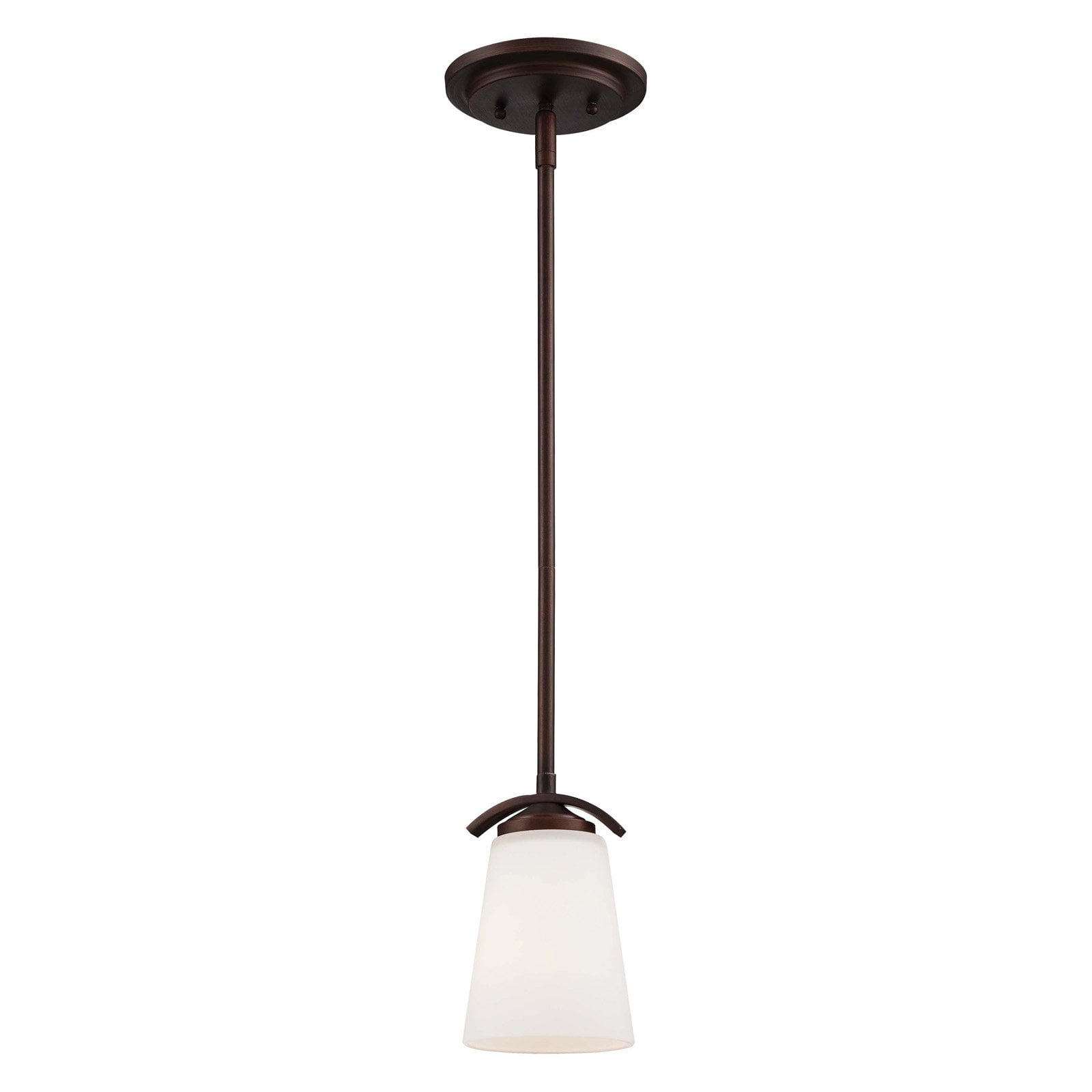 1 Light Mini Pendant In Transitional Style 7.5 Inches Tall By 4.75 Inches Wide-Vintage Bronze Finish Minka Lavery 4961-284