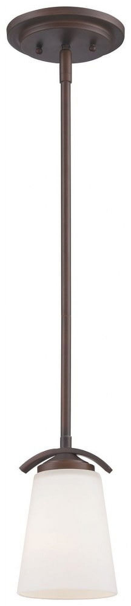 1 Light Mini Pendant In Transitional Style 7.5 Inches Tall By 4.75 Inches Wide-Vintage Bronze Finish Minka Lavery 4961-284