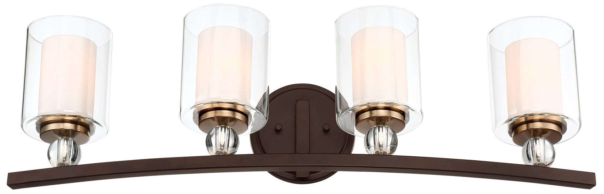 Minka Lavery Minka-Lavery Studio 5 33" Wide 4-Light Painted Bronze Bath Light Bar
