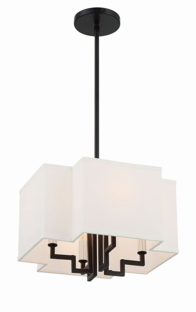 Minka Lavery - Upham Estates - 4 Light Convertible Pendant-9.63 Inches Tall and