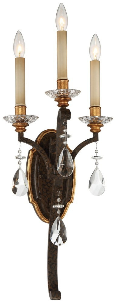 Chateau Nobles Steel Candle Wall Light