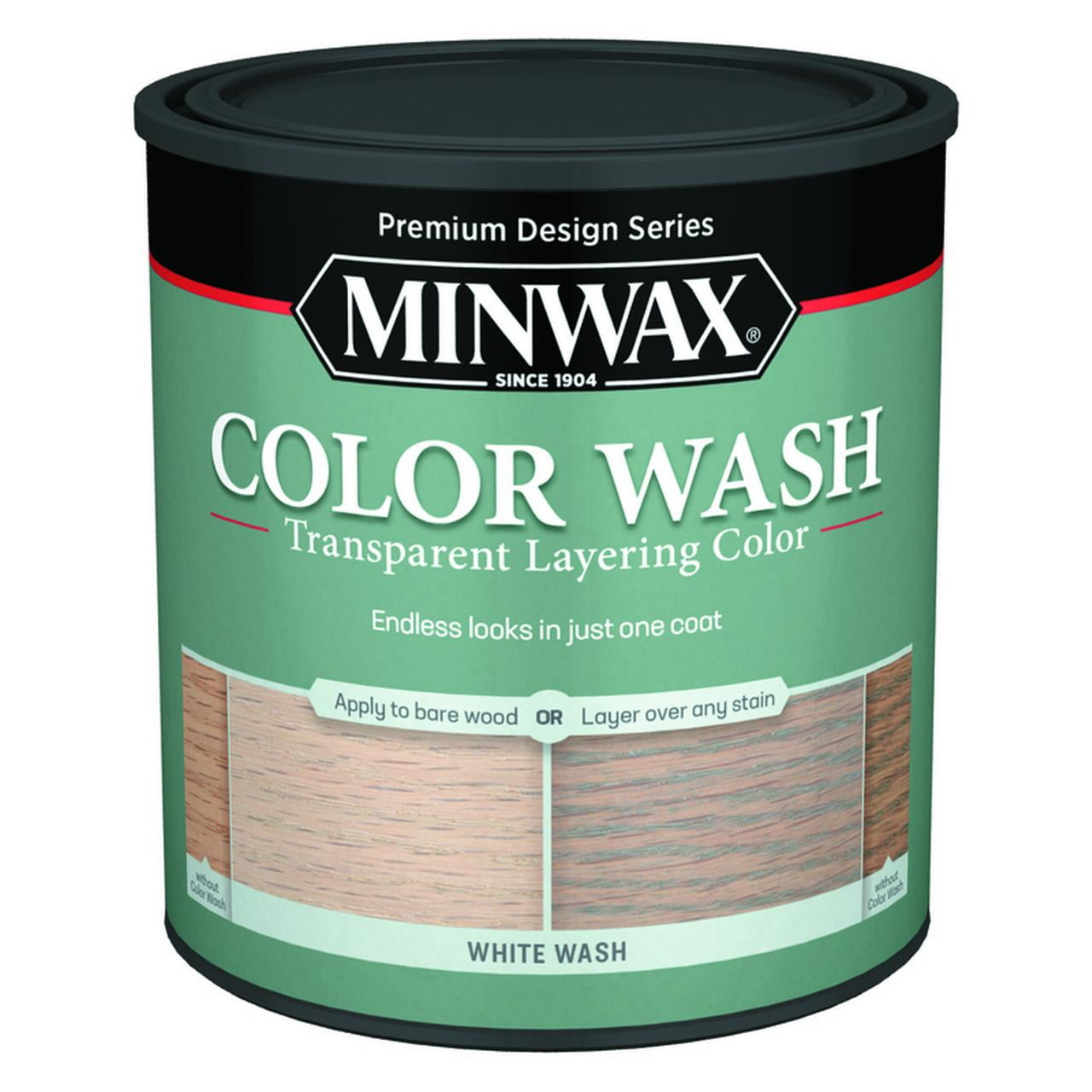 Minwax 1 Quart Transparent White Wash Water-Based Wood Stain