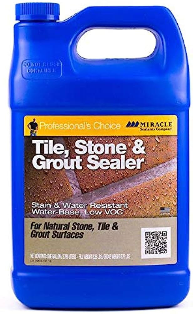 Miracle Sealants Tile Stone & Grout Sealer, 1 Gallon