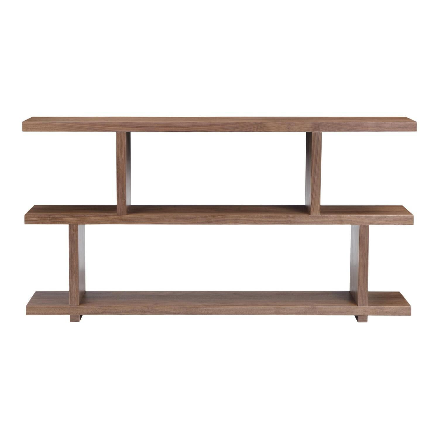 Modern Staggered Bookshelf (63")